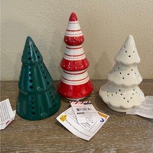 NEW Target Bullseye Playground  Ceramic Light Up Christmas Tree set